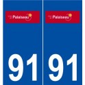 91 Palaiseau logo autocollant plaque stickers ville