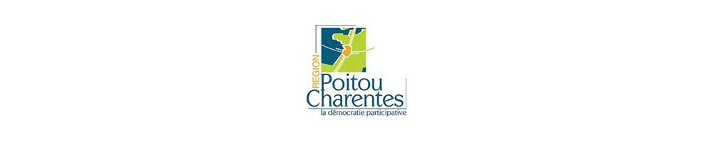 Sticker plaque immatriculation departement of Poitou-Charentes 16 17 79 86
