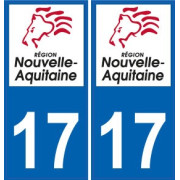 17 Charente-Maritime autocollant