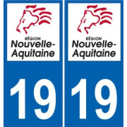 19 Corrèze autocollant