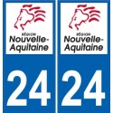 24 Dordogne sticker