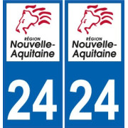 24 Dordogne autocollant