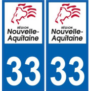 33 Gironde autocollant