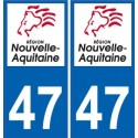 47 Lot-Et-Garonne sticker 