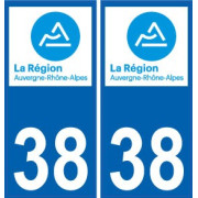 38 Isère autocollant