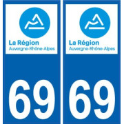 69 Rhône autocollant