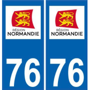 76 Seine-Maritime autocollant