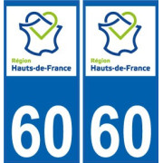 60 Oise autocollant