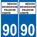 90 Territoire de Belfort sticker