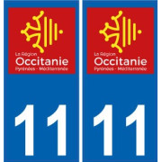 11 Aude autocollant