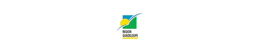 Autocollant plaque immatriculation département Guadeloupe 971