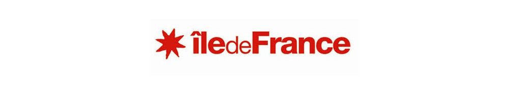 Sticker plaque immatriculation departement Ile-de-France 75 77 78 91 92 93 94 95